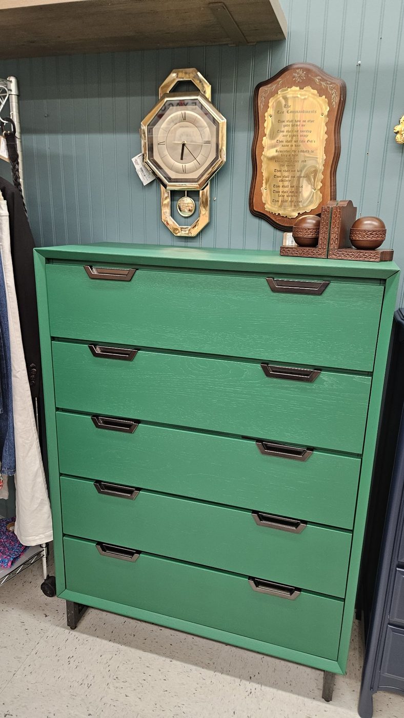 Aspen Home 5-Drawer Green Tall Dresser — photo 1 of 1